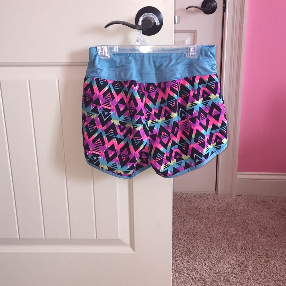 Kids patterned athletic shorts
